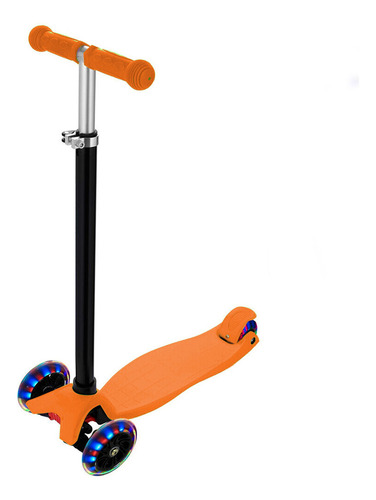 Scooter Patin Del Diablo Colores Niños Y Niñas 3 Llantas Color Naranja