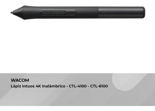 Imagen 1 de 4 de Lápiz Wacom Intuos 4k Inalámbrico Ctl-4100/6100 4096 Niveles