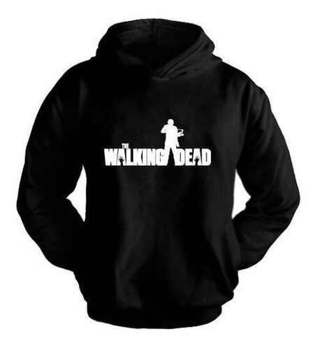 Blusa Moletom The Walking Dead Série Canguru Com Capuz