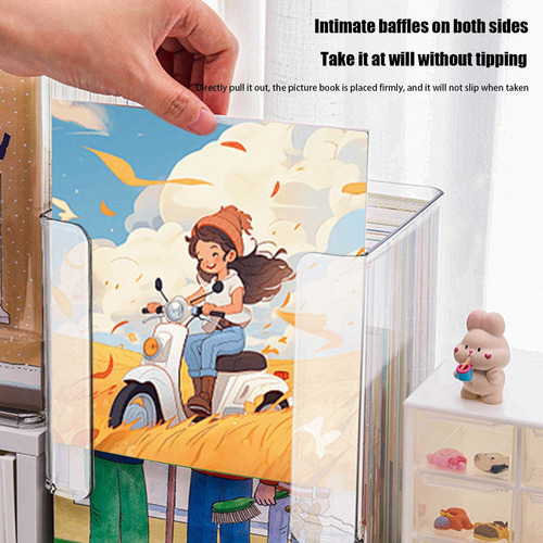 Organizador De Libros Ilustrados Contenedores De Bolígrafos