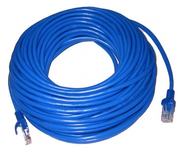 Ff Cable De Red Patch Cord Cat6e 10metros Computadora Camara