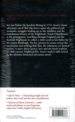 Rob Roy - Scott Sir Walter, De Scott Sir Walter. Editorial Harpercollins, Tapa Blanda En Inglés, 2012