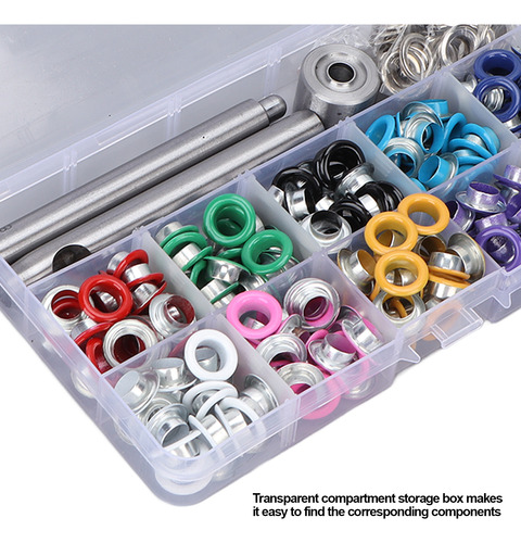 Kit De Herramientas Con Ojales De Metal, Material De Hierro