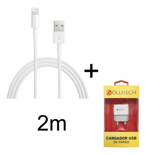 Cargador + Cable De iPhone Fast Charge 2 Metros Buena