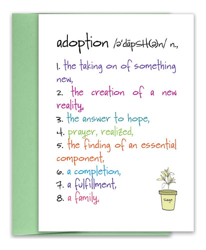 Tarjetas De Adopción  Tarjeta De Felicitación De Adop...