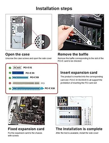 Expansión Cablecc Pci-e A Usb 3.0 Hub Pci Express De 7 Puert