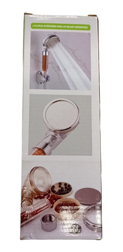 Imagen 5 de 5 de Eco Ducha Spa Cabezal Para Ducha Telefono Mango Filtrador