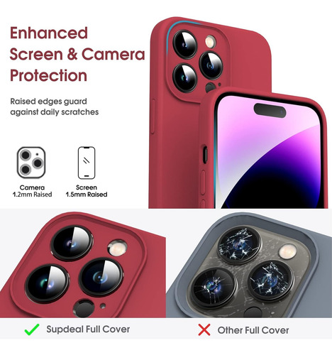 Protector Case Silicona Premium Para iPhone 14 Pro Max