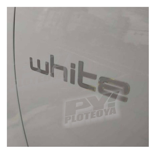 Calcos White De Puerta Volkswagen Vw Up - Ploteoya