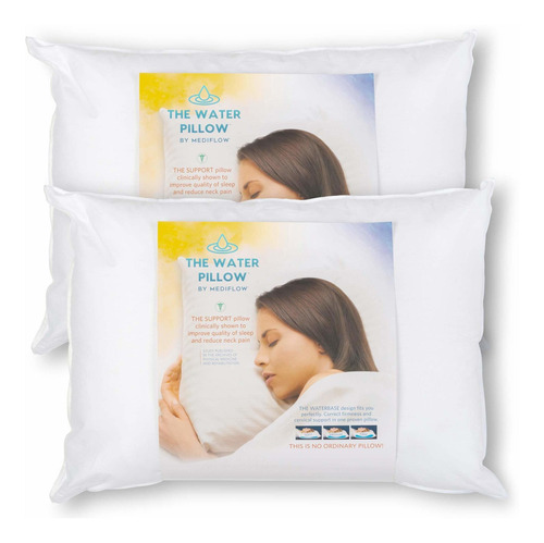 Mediflow Waterbase Almohada (twin Pack) Por Mediflow