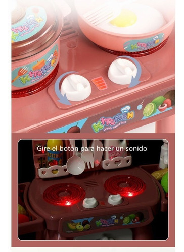 [u Cocina Cocinita Infantil Luz, Sonido Y Agua 24 &yt