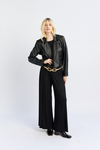 Pantalón Mujer Palazo Amplio Extra Comodo Caida Liviana