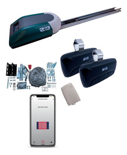 Kit Operador De Cadena Rc 800 24v Con Modulo Wifi Seg