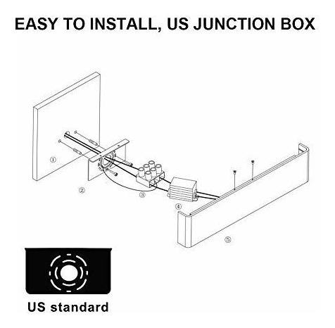 Lampara Led Pared Para Luz Blanca Natural Watts Volts