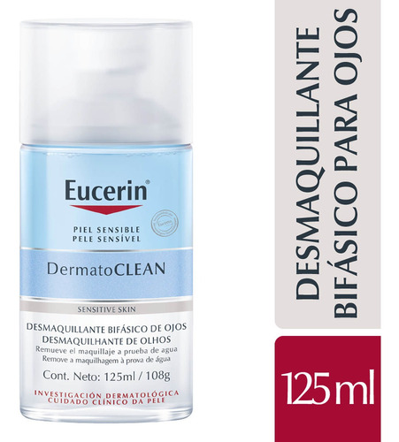 Eucerin Dermatoclean Desmaquillante Bifásico Ojos 125ml