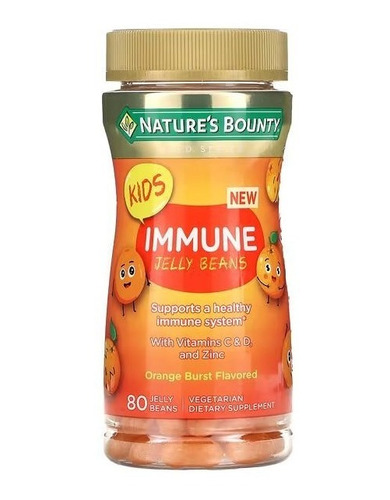 Natures Bounty | Kid's Immune Jelly Beans I 80 Gummies I Usa