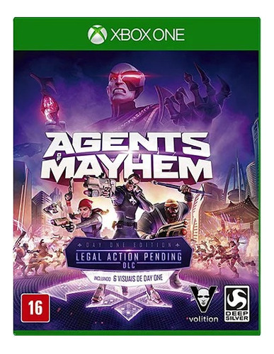 Agents Of Mayhem Xbox One Lacrado Física 