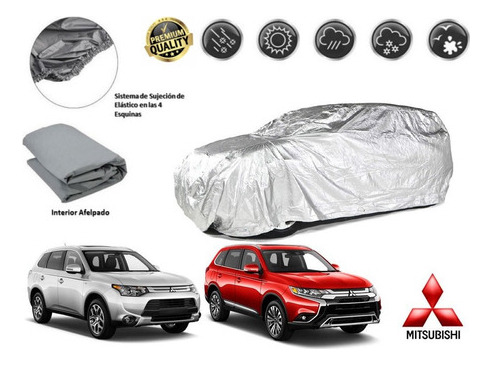 Funda Car Cover Afelpada Mitsubishi Outlander 3.0l 2015