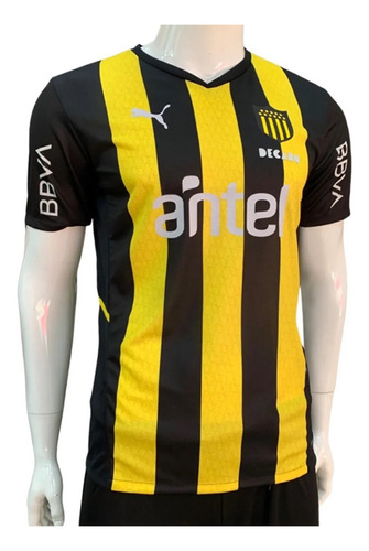 Remera Peñarol Home Shirt Jr 22 Puma Para Niños