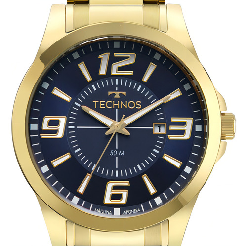 Relógio Technos Masculino Racer Dourado