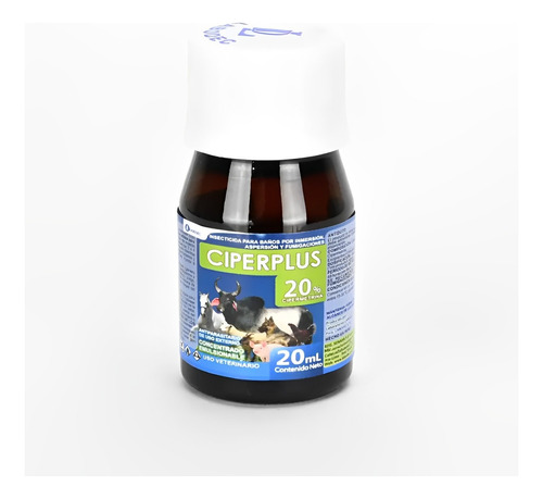 Antipulgas Ciperplus Frasco 20ml Ideal Para Fumigar