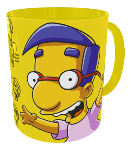 Mugs Milhause The Simpson Yellow Pocillo Serie Geeks