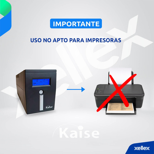 Ups Estabilizador Kaise 800va Display Lcd 4 Salidas Modem