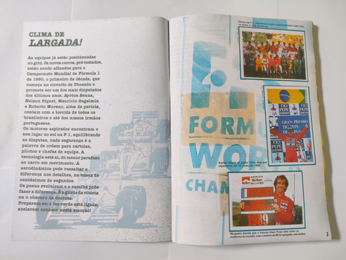 Álbum F1 - 1990 Fórmula 1 - Multi Editora