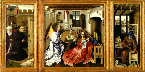 Lienzografia Virgen Anunciacion 120x90 Lienzo Impresion Arte