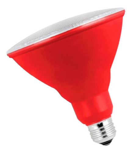 Pack 3 Lampara Led Par38 6w E27 Rojo