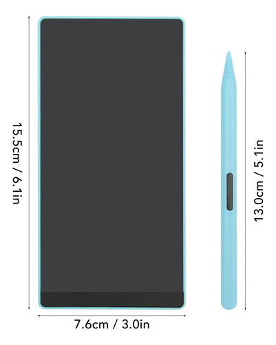 Tableta De Escritura Lcd Doodle Board De 6.5 Pulgadas, Borra