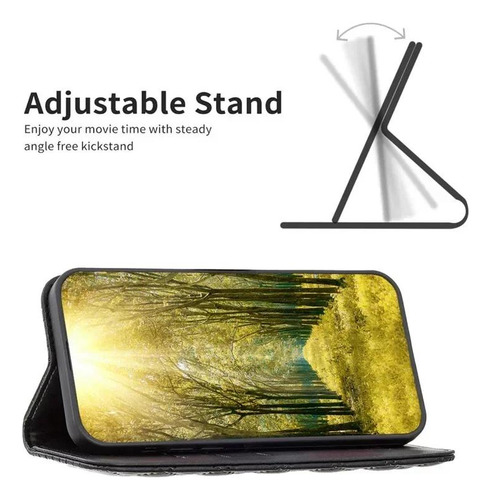 Funda Magnética De Piel Tipo Cartera Para Samsung Galaxy A56 A36 A16 A06 A55 A35 A15 A5 A24 A14 A34 A54 5g