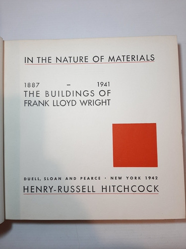 Arquitectura Naturaleza Materiales Frank L Wright 7pl 2562
