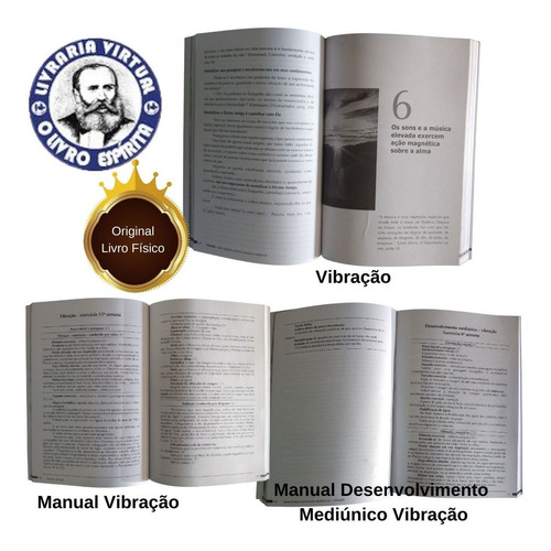 Imagem 3 de 3 de Kit Vibração - Instituto Da Mediunidade - Metodologia Auta