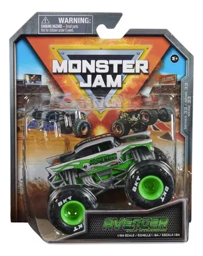 Monster Jam Vehiculo 1.64 Metal Avenger Int 6067660 Color AVENGER 25 ANIVERSARIO