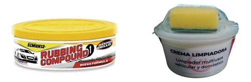 Rubbing Compound Para Rayones De Carro Y Crema Multiusos