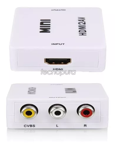 ✌ KSA™ - Convertidor RCA a HDMI - Audio / Video - Precio Colombia