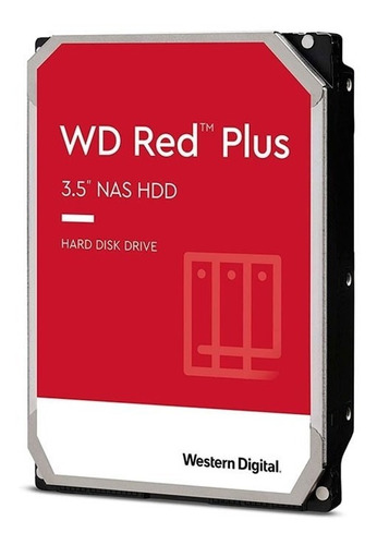 Disco Duro 4tb Wd Wd40efpx 5400rpm 256mb Red Plus Para Nas