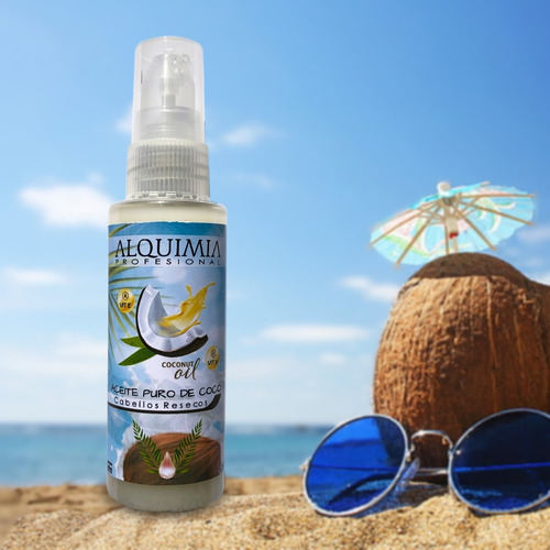 Aceite Puro De Coco X60 Ml Alquimia 3 Unidades
