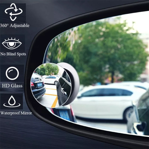 Espejo Retrovisor Baseus 360° Gran Angular Punto Ciego Acmdj