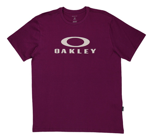 Camiseta Masculina Oakley Logotipo O-bark Tee Shadow