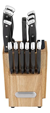 Juego De Bloques De Cuchillos Farberware Edgekeeper Con Trip