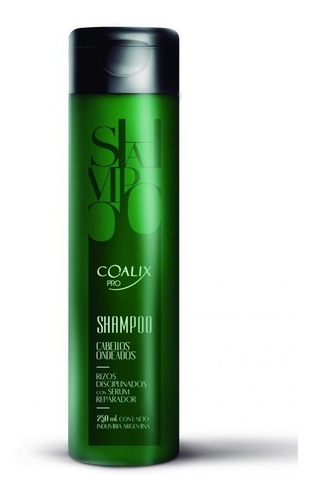 Shampoo Cabellos Ondeados Coalix Con Rulos 250gr X Unidad