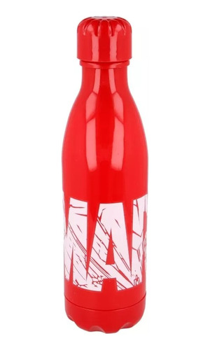 Botella Plastica Con Tapa A Rosca Avengers Marvel Logo