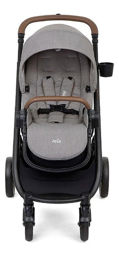 Carrinho De Bebê Joie Versatrax E Cinza Gray Flannel
