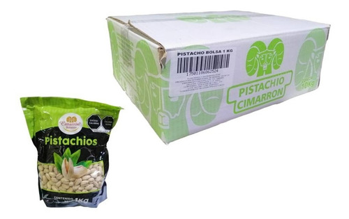 Pistache Con Cáscara Cimarrón Snack Saludable Caja Con 10kg.