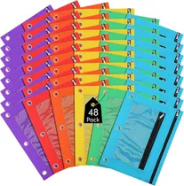 Comprar Bolsas De Lápices Para Cuaderno De 3 Anillos, 48 Colores