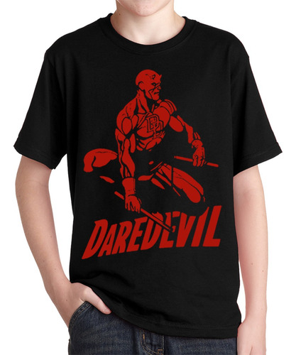 Remeras Daredevil Niños Premium Comic  Superheroe