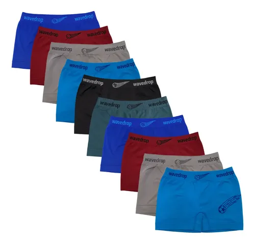 Cueca Masculina Boxer Kit 10 Infantil Juvenil Atacado