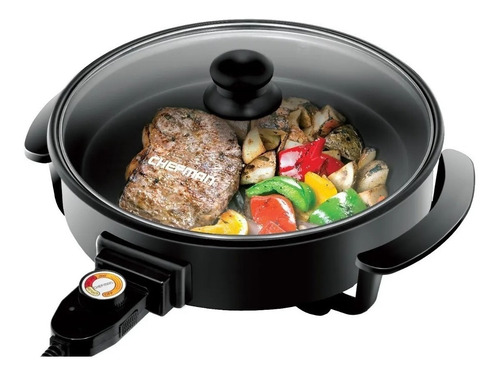 Imagen 2 de 4 de Sarten Electrico Chefman Original Antiadherente 12inch 1400w